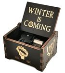 Game Of Thrones Music Box Wooden Engraved Gift Musical Box Winter Is Coming Music Box For Kids Gift Clockwork driven(game of thrones)