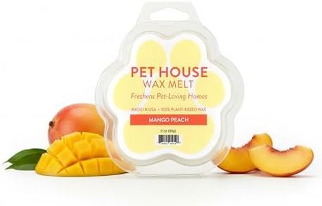 Pet House Wax Melts Mango Peach Spring Scented Wax Melts for Warmer- Long-Lasting Plant Based Air Freshener for Pet Odor Pack of 2