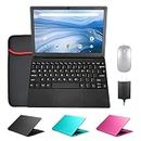 ZHAOHUIXIN Mini 10.1 inch Android 12 Laptop Computer, Portable Small Netbook Computer with Allwinner A133 CPU Android 12 OS 2GB RAM 64GB EMMC HD IPS Screen 1280x800 Pixel 0.3MP Camera (Black)