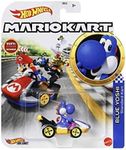 Hot Wheels Mario Kart Blue Yoshi Standard Kart