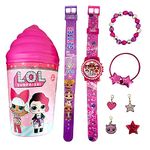 LOL Surprise Watch & Seven Accessories Set, Pink, LOL0001AC