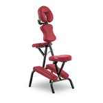 Physa Physa Montpellier Red Folding Massage Chair Mobile Massage Chair Massage Chair Red