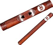 Meinl Percussion CL3RW African Redwood Claves, Hollow Body