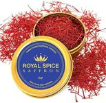 Royal Spice Saffron, Finest Pure Premium Saffron Threads. For Rice, Tea, Paella, Desserts, and All Culinary Delights.