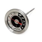 Salter 512 SSCR Analogue Meat Thermometer - Air Fryer Thermometer Probe, BBQ Grilling, Roasts, Stainless Steel, Easy Read Glass Lens, Temp Range 50°C - 100°C, Bi-Metal Sensor, Indoor, Outdoor Use