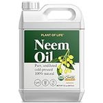 Neem Oil by Plant of Life, USDA Certified Organic, OMRI Listed, 100% Pure, Natural, Cold Pressed Neem Seed Oil for Multi Purpose (32 oz (946ml))