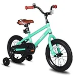 JOYSTAR 12 Inch Kids Bike for Boys Girls 2 3 4 Years Old Gifts Toddlers Bicycle with Training Wheels Children Bikes with Foot Brake BMX Style Mint Green