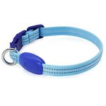 KOSKILL Light Up Dog Collar, Led Dog Collar Usb Rechargeable Waterproof, Flashing Dog Collars For Dark, Illuminated Dog Collars, Glowing In The Dark Dog Collar Lights For Dogs Night Walking(Blue, S)