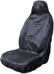 Carseatcover-UK Heavy Duty Black Waterproof Car Seat Cover - Single