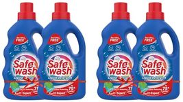 Safewash Liquid Detergent 1Kg + 1Kg (Bottle) (Pack of 2)