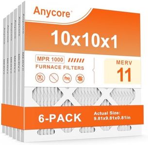 Anycore Furnace Filter M11 (2-4-6 Pack) (6 Pack-10x10x1)