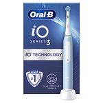 Oral-B iO3 Electric Toothbrush For Adults, Mothers Day Gifts For Her / Him, 1 Toothbrush Head, 3 Modes With Teeth Whitening, 2 Pin UK Plug, Blue