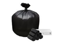 Top Knot Bags 33 Gallon Garbage Trash Bag 33X39" 1.2 Mil Black 150 Count Can Liner Bulk 30 Gallon 31 Gallon 32 Gallon 34 Gallon 35 Gallon Made in USA