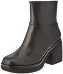 Amazon Essentials Women's Platform Ankle Boots, Black, 6.5 UK