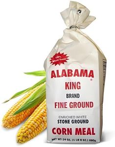 Pack of 3 Fine Ground Enriched White Stone Ground Corn Meal 24 oz