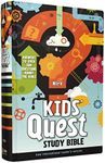 NIrV, Kids' Quest Study Bible, Hardcover: Answers to over 500 Questions about the Bible