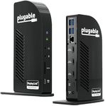 Plugable USB-C Triple Monitor Docking Station: 13-in-1 Laptop Dock with 100W Charging for Mac (DisplayLink Driver Required), Windows, Chrome, 3 HDMI, Gigabit Ethernet, SD, USB-C 20W, 4 USB - UD-ULTCDL