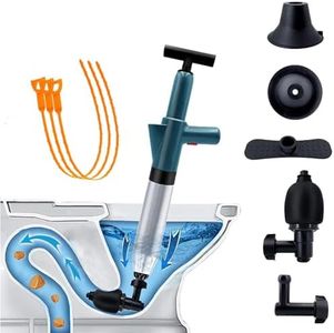 Toilet Plunger Air Drain Blaster: Power Air Plunger for Toilet, Speetop High Pressure Drain Plumb Plunger Gun, Stainless Steel Air Plungers, Sink Plunger, for Toilets,Kitchens,Bathrooms