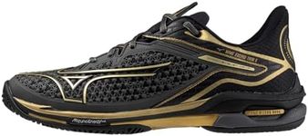 Mizuno Men's Wave Exceed Tour 6 Ac 10th Sneaker, Iron Gate-Gold, 7