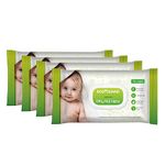 Bodyguard Aloe Vera Based Natural Wet Wipes For Babies With Goodness Of Vitamin E | Moisturizing Baby Wet Wipes For Baby's Skin | Antibacterial Baby Wipes Combo | 288 Wipes | Combo of 4 x 72 Pieces