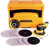 Mirka DEROS II 5650 Orbital Sander for 125 & 150mm Sandpaper Orbit 5.0mm / 230V Electric Sanding Machine with Case/UK-Plug Orbit Sanding Power Tool for dust-Free Sanding of Wood, Drywall, and Metal