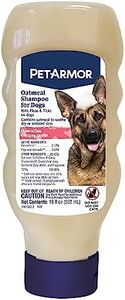 PetArmor Flea & Tick Protection Oatmeal Shampoo for Dogs, Hawaiian Ginger Scent, 18 Ounce