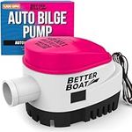 Automatic Bilge Pumps for Boats Auto Bilge Pump 1100 GPH Boat Bilge Pump with Float Switch Built in 12V Bass Boat, Jon Boat and More Small Submersible Pump with 1.1 in Output