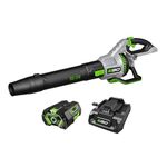 EGO Power+ LB7654 765 CFM Variable-Speed 56-Volt Lithium-ion Cordless Leaf Blower 5.0Ah Battery and Charger Included, Black
