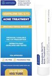 WELMATE - Adapalene Gel 0.1% - FSA HSA Acne Treatment - Skin Care - Daily Topical - Acne Skincare - Pimple Cream - Acne Cream - Oil & Fragrance Free - 1.6oz / 45g