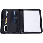 Alpine Swiss Zippered Writing Pad Business Organizer Portfolio with Tablet Sleeve Left & Right Handed