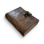 DreamKeeper Handmade Leather Journal Notebook - Aisling Antique Celtic Tree Of Life Embossed Writing, Sketching and Travel Journals for Women and Men | Grimoire Journal Diary Book of Shadows | A5