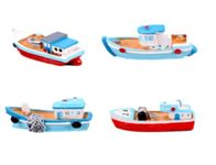 BHOOLU&GOOLU Cute Miniature Yacht Models - 4 Pcs Set (Size : 5 CM)