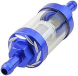 GOOFIT Blue gastankfilter4 color Inline Fuel Gas Filters Gas Fuel Filter Universal Metal CNC Replacement for Motorcycle Scooter Dirt Bike