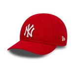 New Era New York Yankees MLB League Essential Cardinal Red White 9Forty Infant Cap - Infant