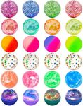 Ecoofor 24 Pieces Bouncy Balls 32mm