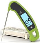 Lavatools Javelin® PRO Classic Ultra-Fast 2-Second Professional Digital Instant Read Meat Thermometer for Grill and Cooking, Auto-Rotating Backlit Display, IP65 Water Resistant, NSF Certified – Wasabi
