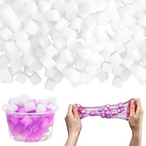 Junkin 400 Pcs Jelly Cubes for Slime, Charms Slime Accessories Boys and Girls, DIY Art Crafts