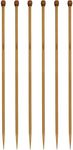 6Pcs 4.5mm Wooden Knitting Needle S