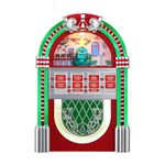 Mr. Christmas Rock-O-Rama Juke Box-Red Christmas Decoration
