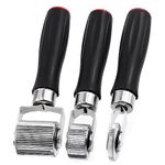 Glarks 3Pcs Car Sound Deadening Roller, 6mm 20mm 40mm Metal Installation Tool Seam Roller Automotive Audio Sound Deadener Application Wheel Roller (6/20/40mm)