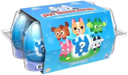Pet Simulator - Mystery Minifigures Deluxe 6-Pack (Six Mystery Eggs & Pet Figures, Series 2) [Includes DLC]