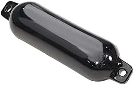 Taylor Made Products 31722 Hull Gard Inflatable Vinyl Boat Fender, 5.5 x 20 inch, Black