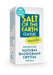 Salt of the Earth - Natural Crystal Deodorant- Plastic Free, Fragrance Free, Vegan, Leaping Bunny Approved - 100% Natural Origin Ingredients - Suitable for Women, Men, and Kids - Unscented - 75g