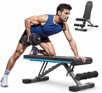 MERACH Adjustable Weight Bench Press Home Gym Bench, 450KG Fast Folding Gym Equipment for Home Workout Bench Seat, Support for Full Body Exercise&Fitness Equipment with 72 Strength Training Angles