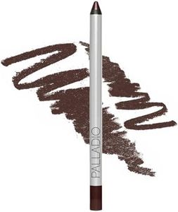 Palladio Precision Eyeliner, Silicone Based, Rich Pigment, Gentle Application, Dramatic Smoky Effect to Soft Everyday Wear, Sensitive Eyelids, Sets Itself, Can be Sharpened, Dark Chocolate