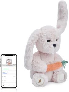 EBLOMA AI Companion for Teens 13+, Interactive Bunny Plush with Real-Time Chat, Voice Response & Fast Answers, Expressive Personality for Questions and Daily Conversations, No Subscription