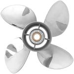 Qiilu Boat Outboard Propeller, 4-Bl