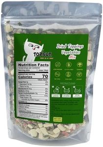 Dried Veggie Tofu Mix Ramen Toppings - Dehydrated Vegetable Flakes for Instant Noodles, Extra Protein All Natural Gluten-Free No MSG, 7.5oz