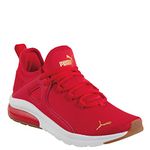 Puma - Womens Electron 2.0 Shoes, Size: 5.5 M US, Color: High Risk Red/Puma Team Gold, Red-gold