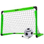 Franklin Sports 3' Insta Soccer Goal Set, Neon Green, 36" x 24" x 24"